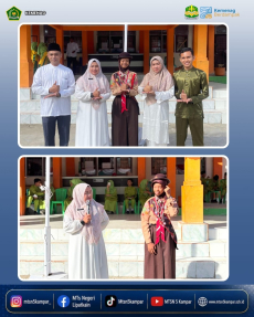 Kepala Madrasah Melepas Keberangkatan Sezha Mutia Fadillah di Ajang Jambore Nasional